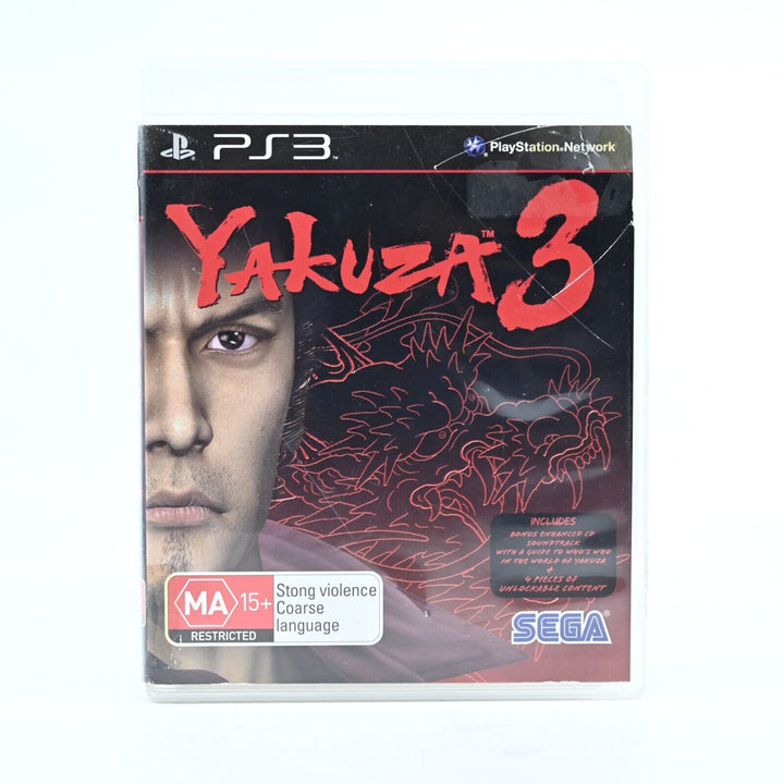 Yakuza 3 - Sony Playstation 3 / PS3 Game + Manual - FREE POST!