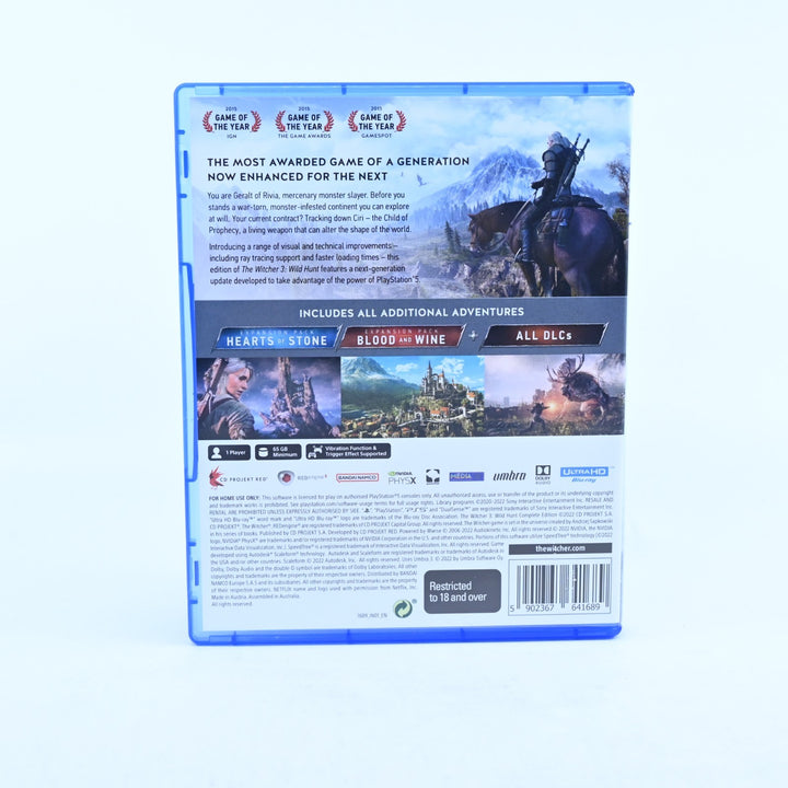 The Witcher 3: Wild Hunt - Complete Edition - Sony Playstation 5 / PS5 Game