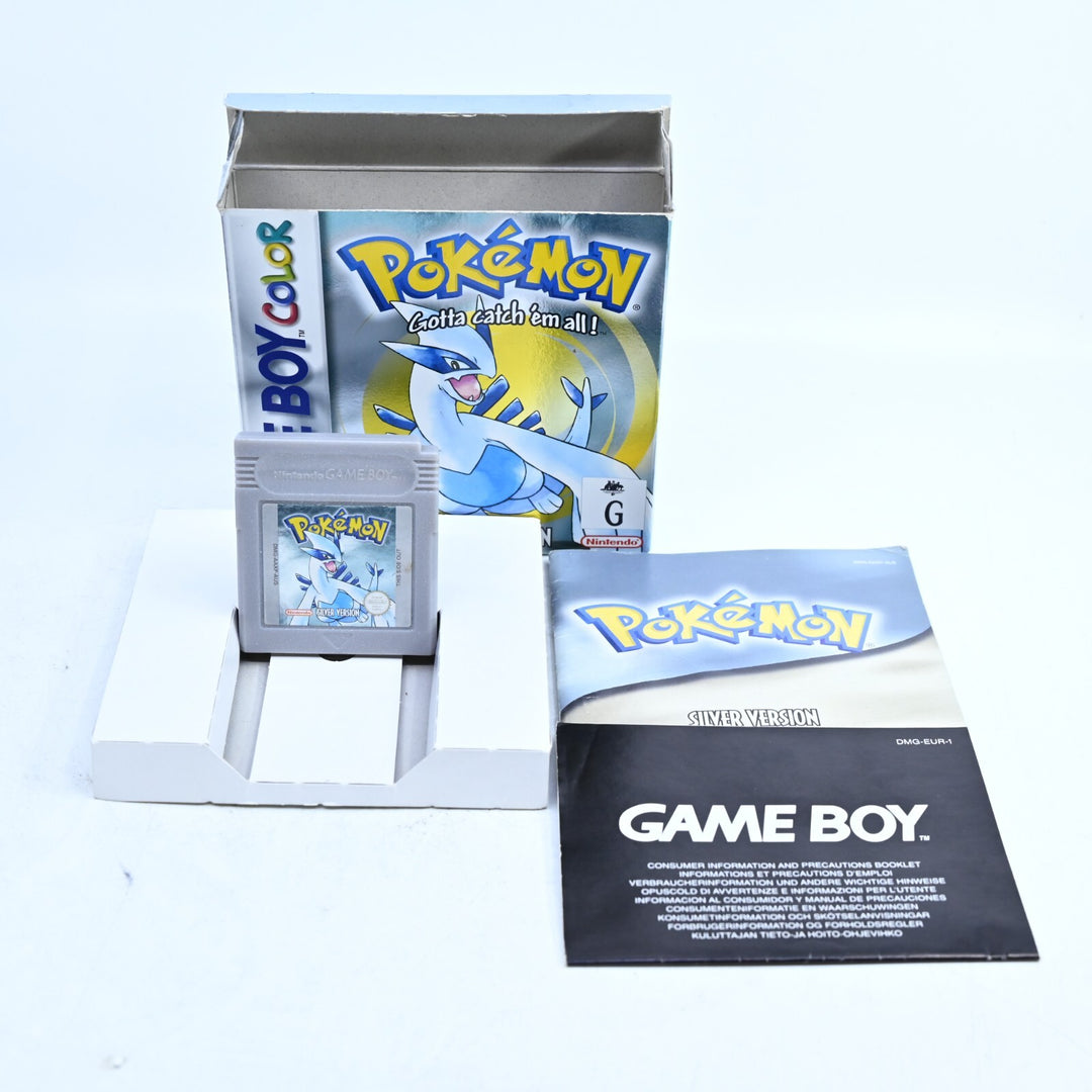 Pokemon Silver Version - Nintendo Gameboy Color Boxed Game - PAL - FREE POST!