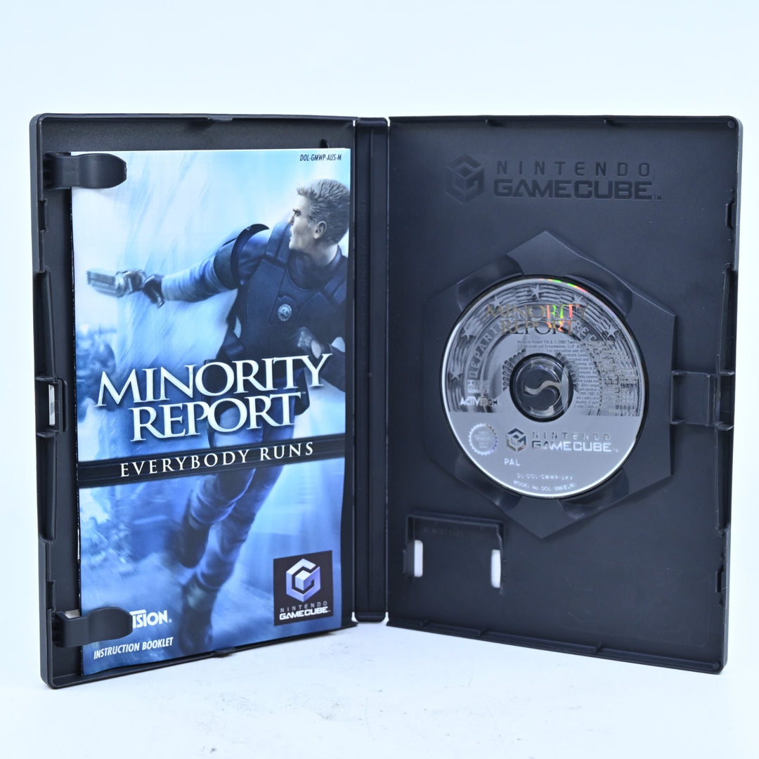 Minority Report: Everybody Runs - Nintendo Gamecube Game + Manual - PAL