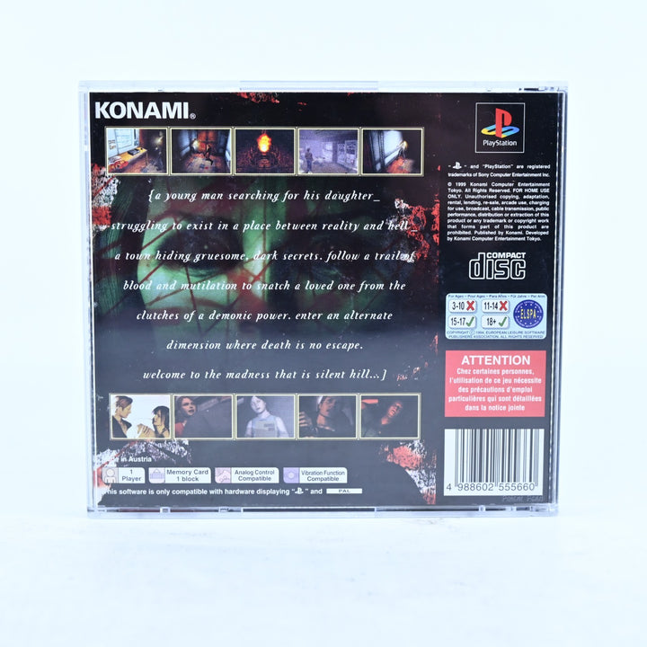 Silent Hill - Sony Playstation 1 / PS1 Game + Manual - PAL - MINT DISC!