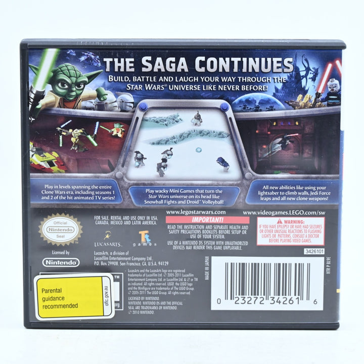 LEGO Star Wars III 3: The Clone Wars - Nintendo DS Game - PAL + Manual
