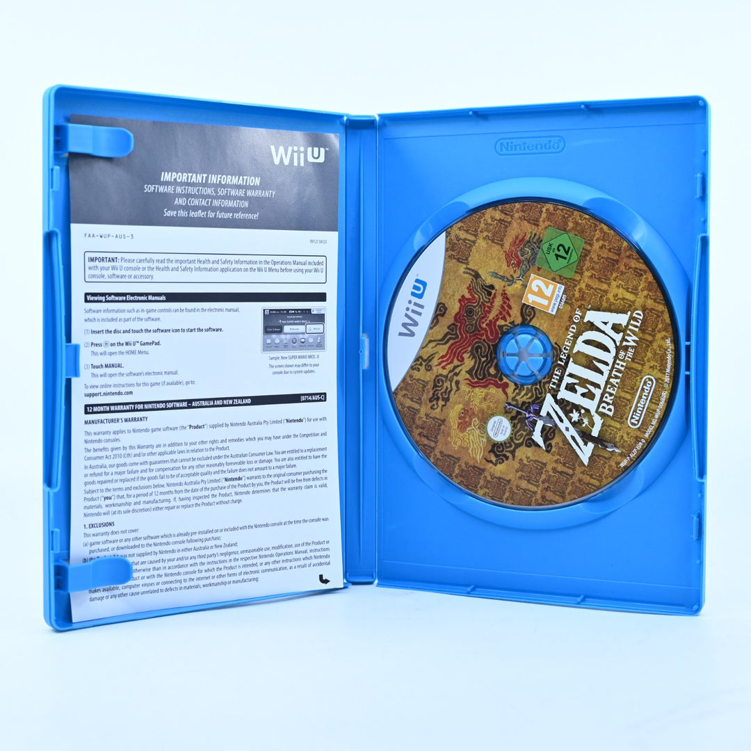 The Legend of Zelda: Breath of the Wild - Nintendo Wii U Game - PAL - FREE POST!