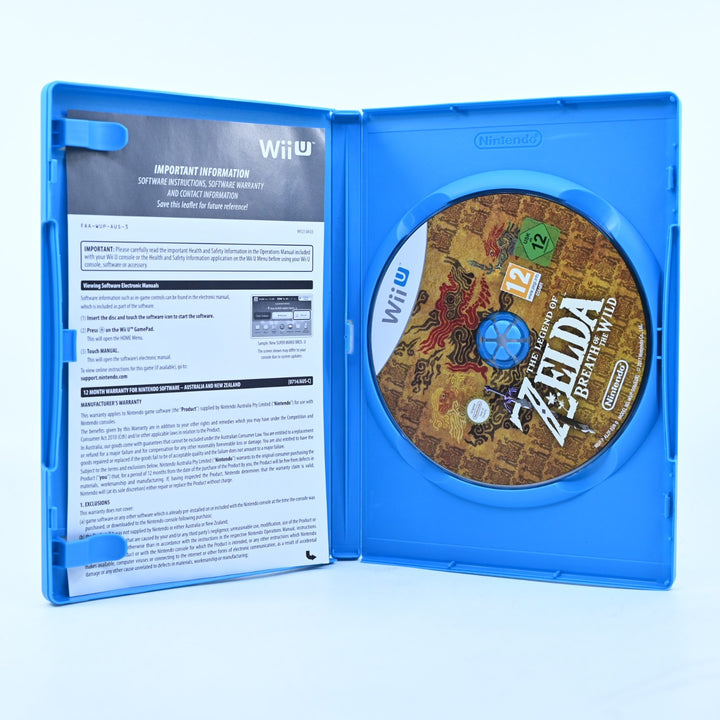 The Legend of Zelda: Breath of the Wild - Nintendo Wii U Game - PAL - FREE POST!