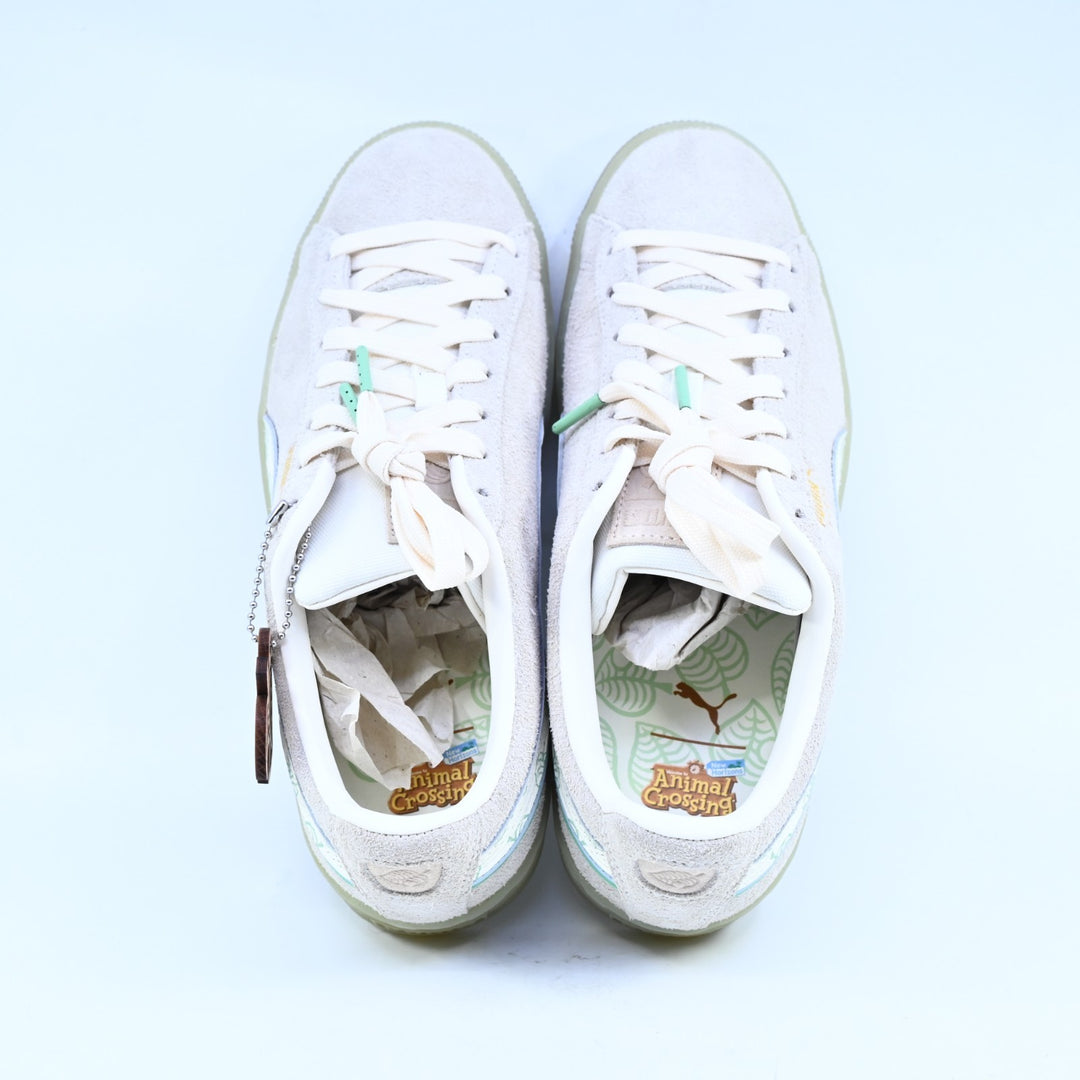 UNUSED! Animal Crossing: New Horizons - Puma Suede Whisper White Mens US7.5 Shoe
