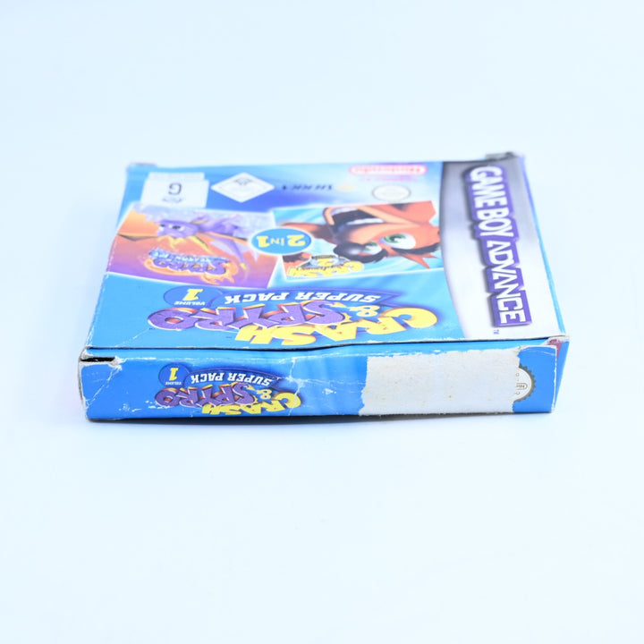 Crash & Spyro Superpack Vol 1 - GBA Boxed Game - PAL - FREE POST!
