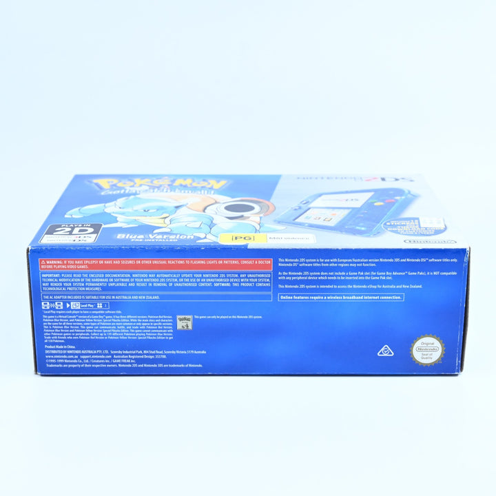 Pokemon Blue Edition - Nintendo 2DS Boxed Console - PAL - FREE POST!
