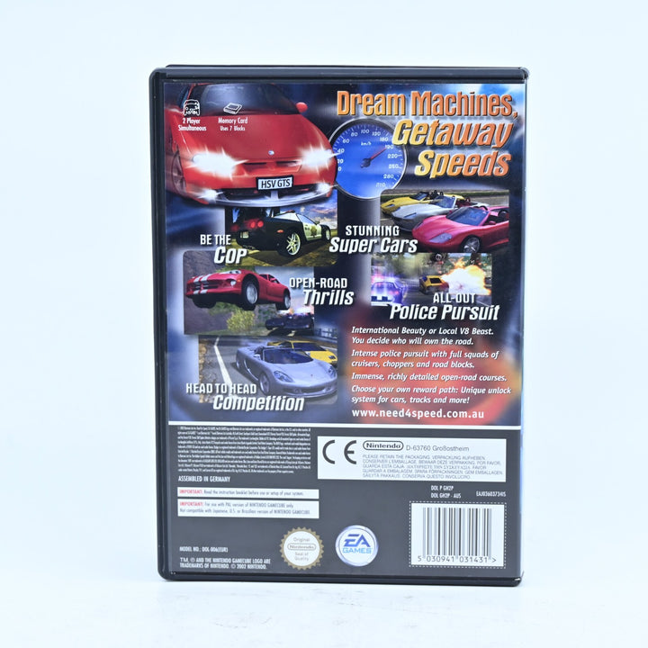 Need for Speed: Hot pursuit 2 - Nintendo Gamecube Game + Manual - PAL