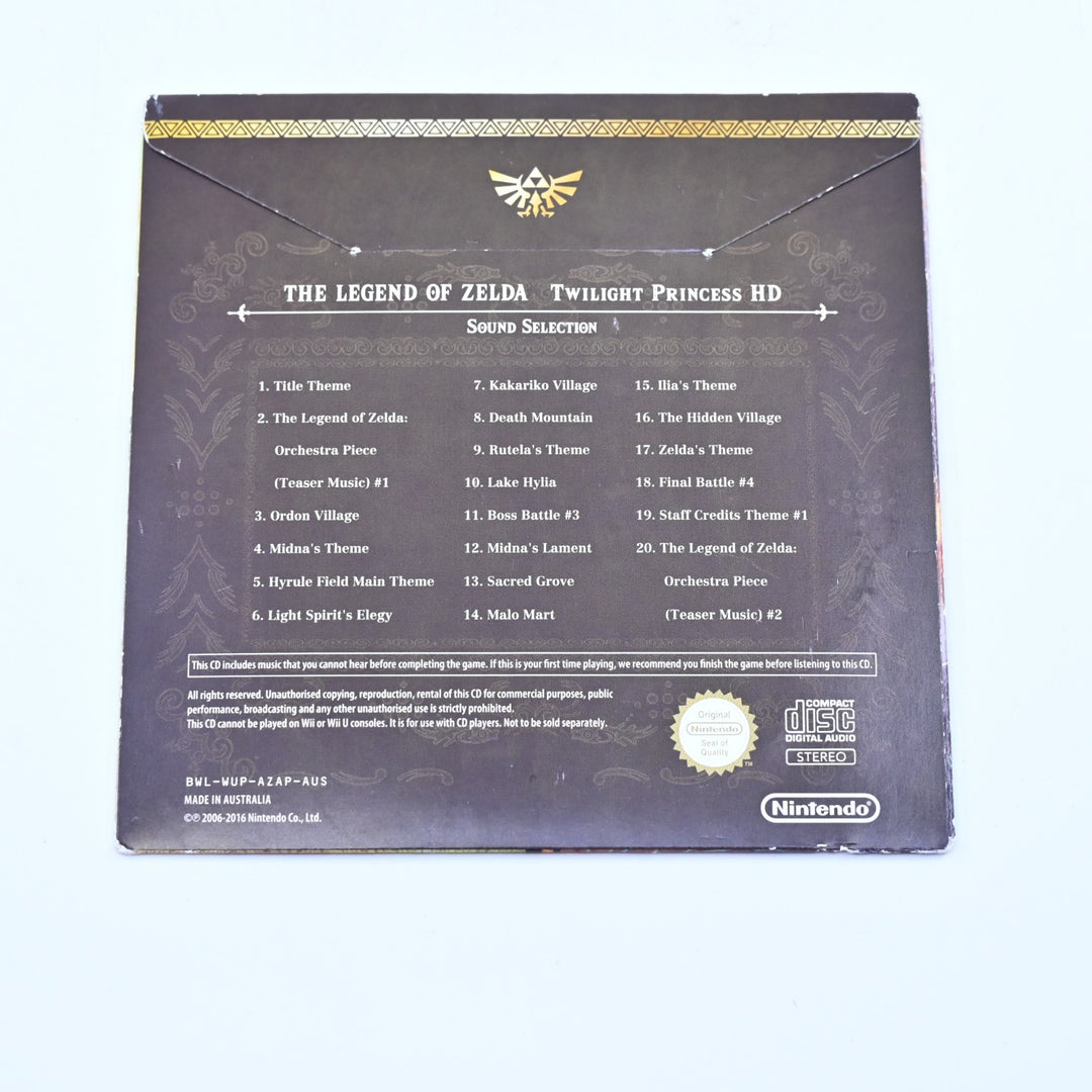 The Legend of Zelda: Twilight Princess HD Sound Selection Soundtrack - CD