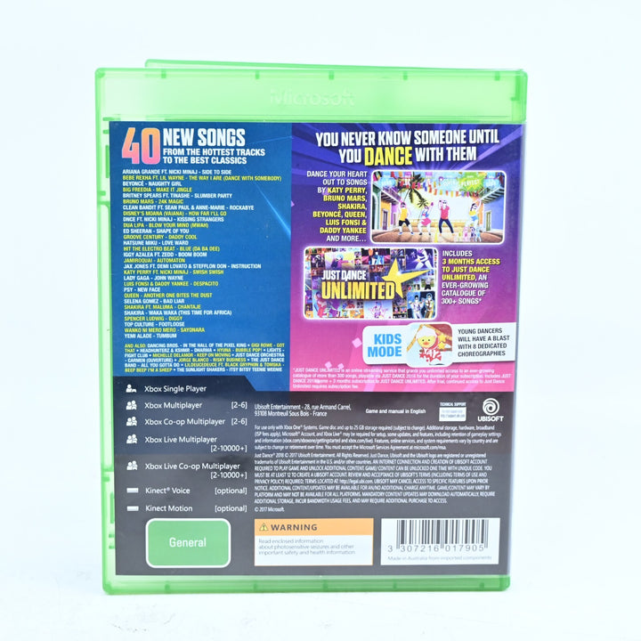 Just Dance 2018 - Xbox One Game - PAL - FREE POST!