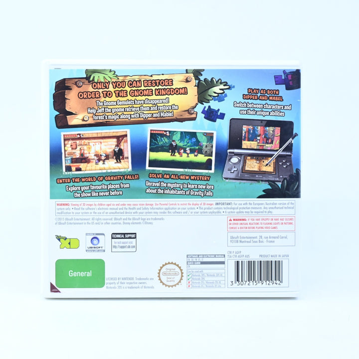 Gravity Falls: Legend of the Gnome Gemulets - Nintendo 3DS Game - PAL + Manual