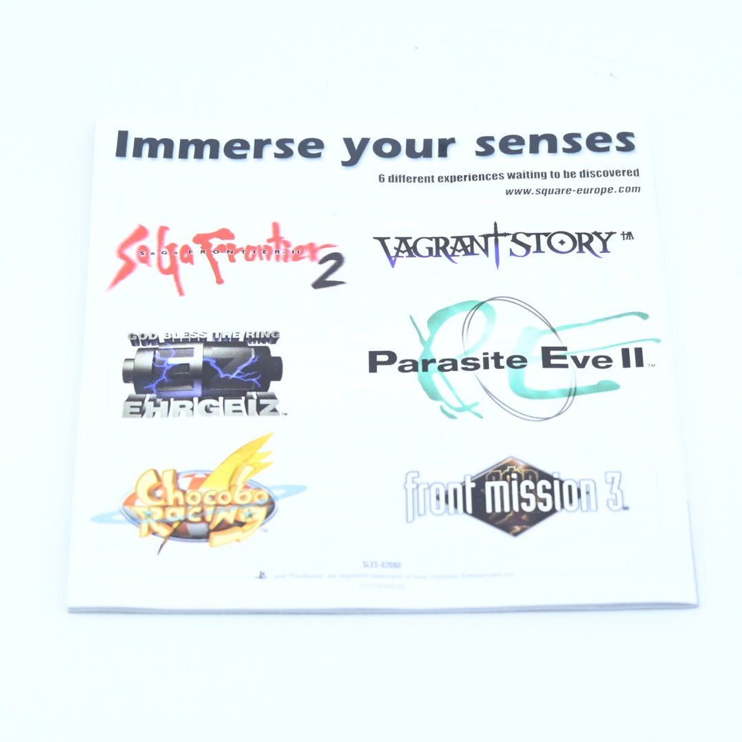 Final Fantasy VIII 8 - Sony Playstation 1 / PS1 Game + Manual - PAL - MINT DISCS