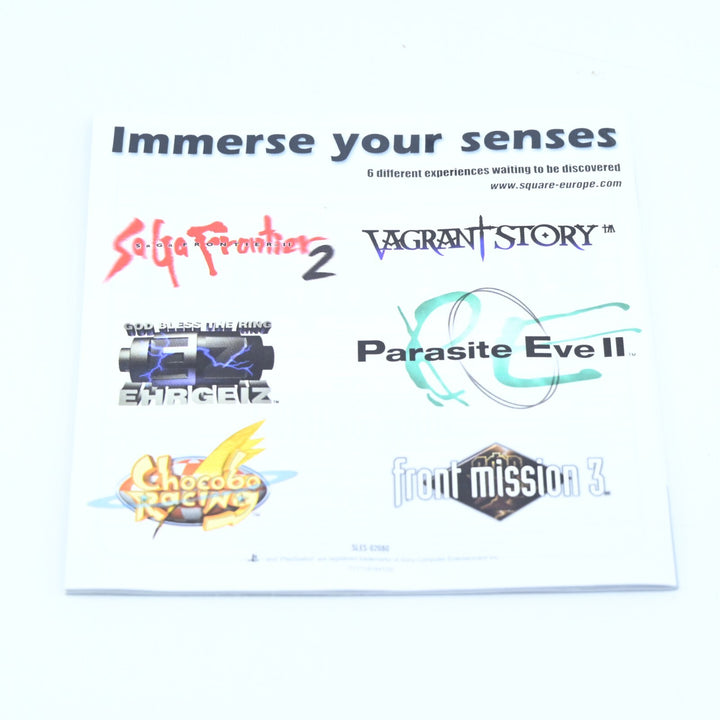 Final Fantasy VIII 8 - Sony Playstation 1 / PS1 Game + Manual - PAL - MINT DISCS