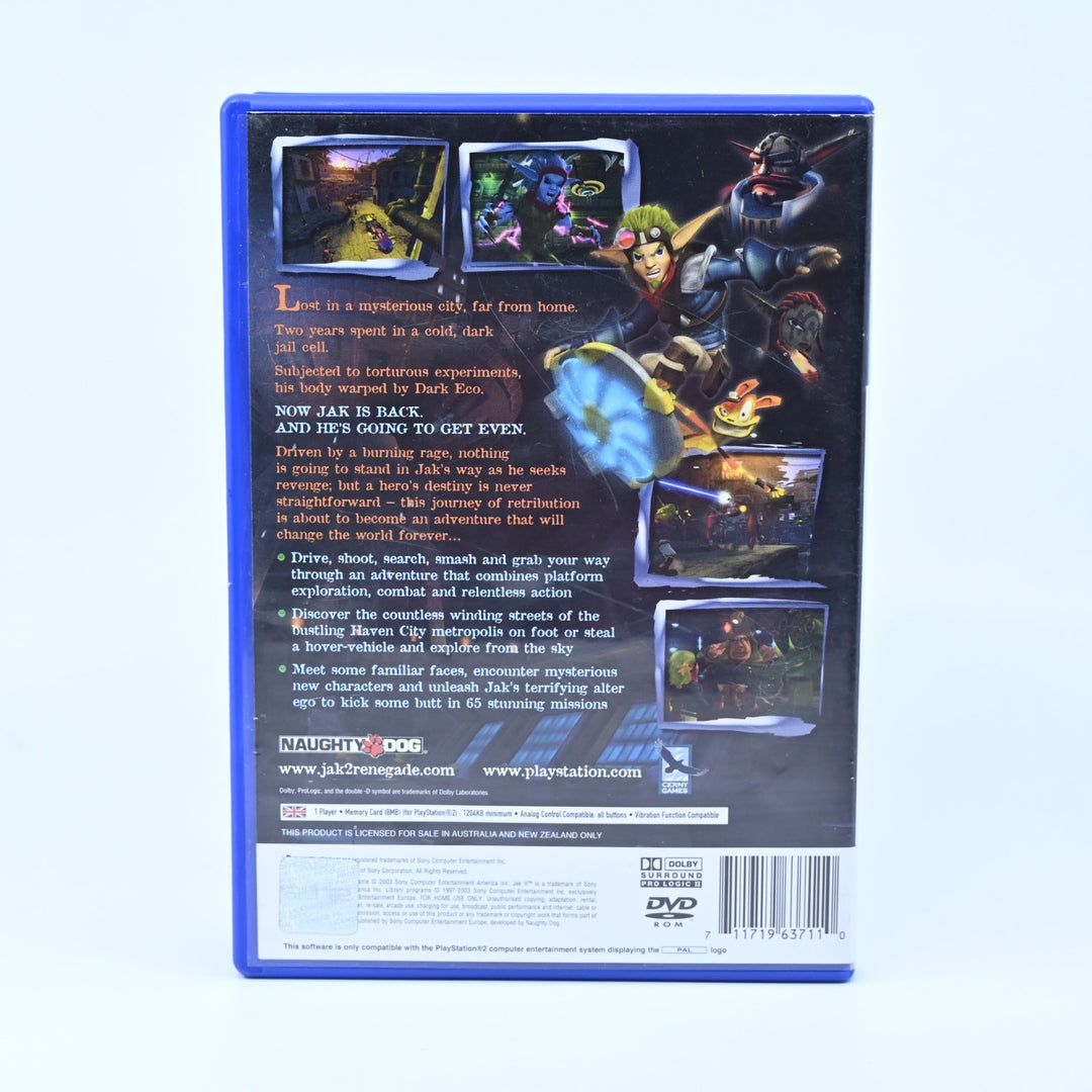 Jak II 2: Renegade - Sony Playstation 2 / PS2 Game + Manual - PAL - MINT DISC!