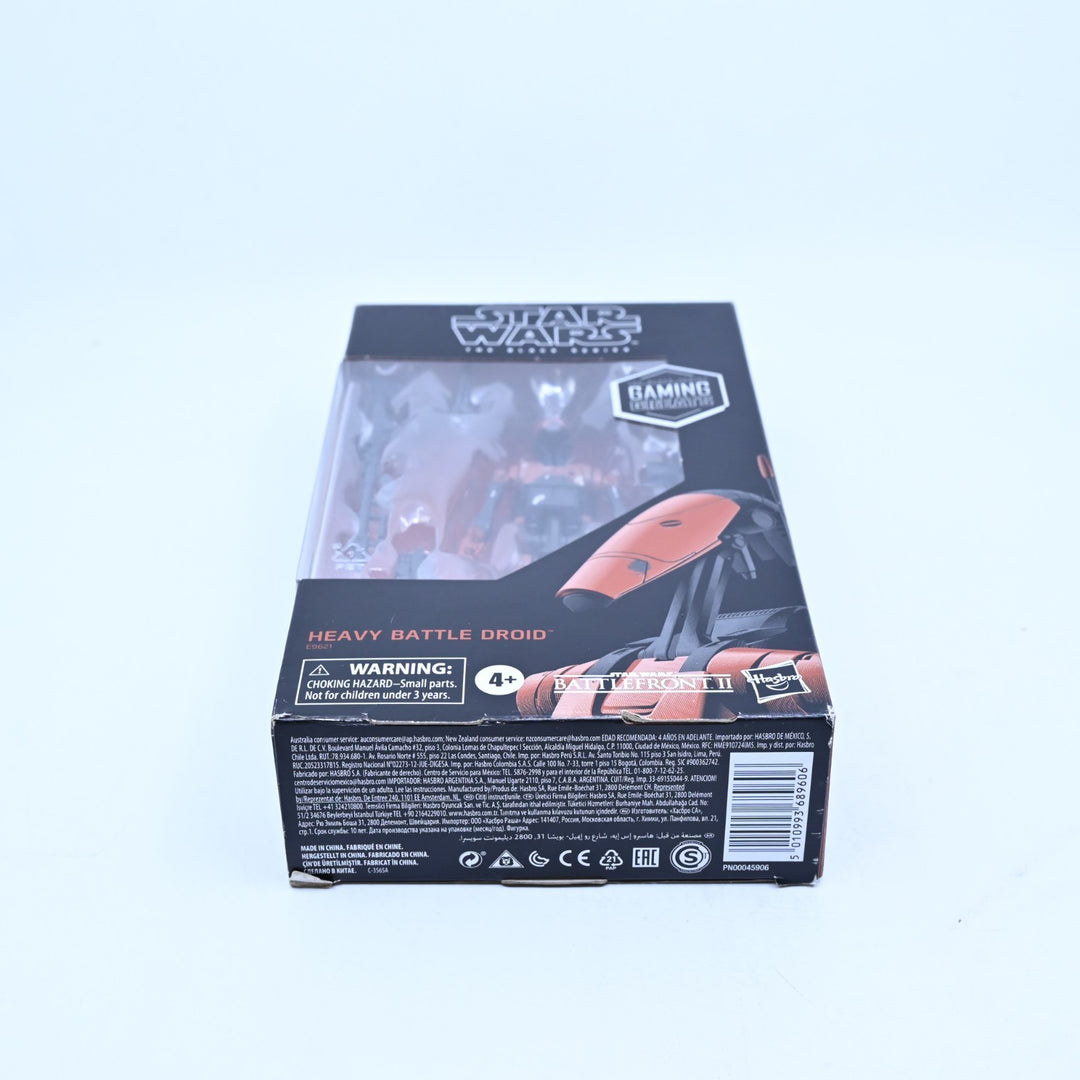 SEALED! Heavy Battle Droid Star Wars Battlefront II Black Series Hasbro Figure