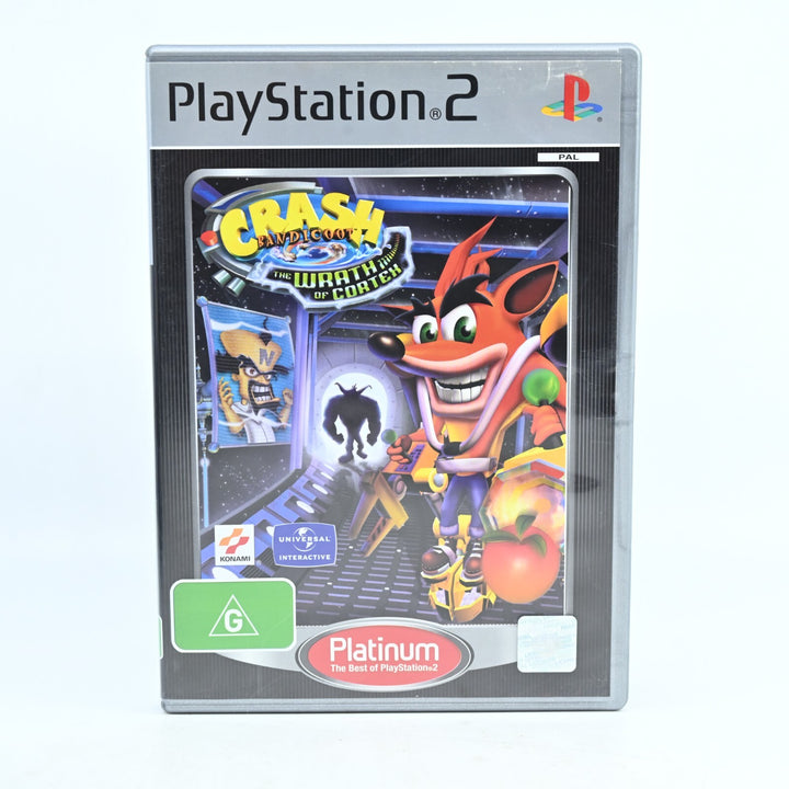 Crash Bandicoot: The Wrath of Cortex - Sony Playstation 2 / PS2 Game + Manual