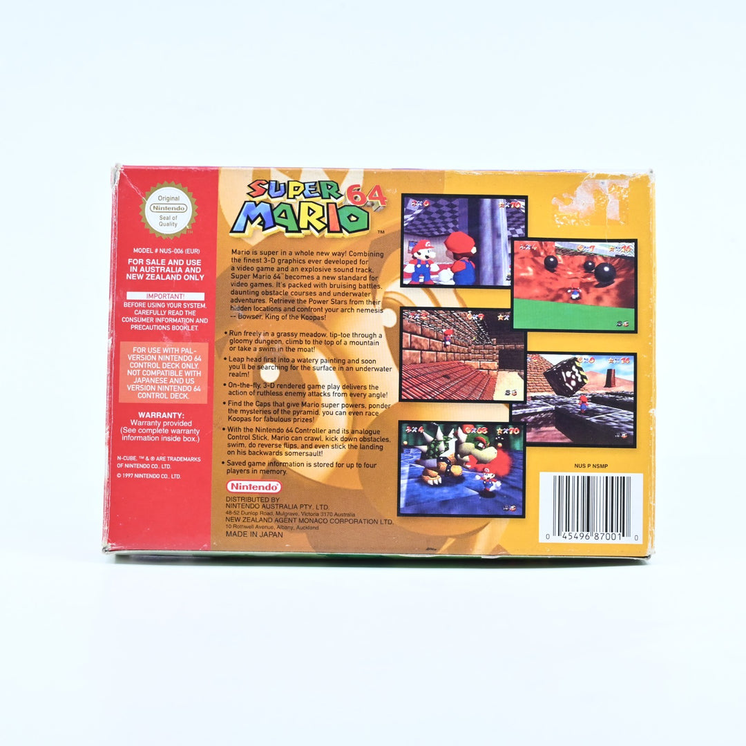 Super Mario 64 - N64 / Nintendo 64 Boxed Game - PAL - FREE POST!