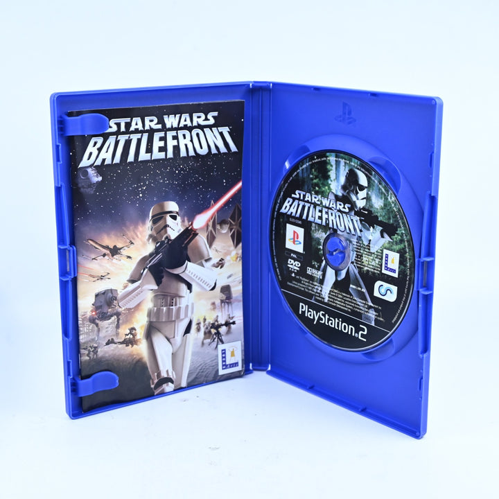 Star Wars Battlefront - Sony Playstation 2 / PS2 Game + Manual - PAL
