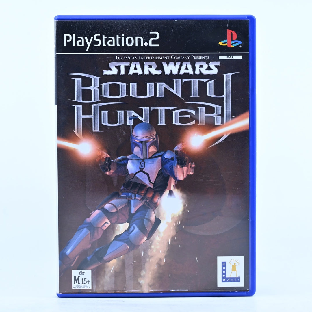 Star Wars Bounty Hunter - Sony Playstation 2 / PS2 Game + Manual - PAL