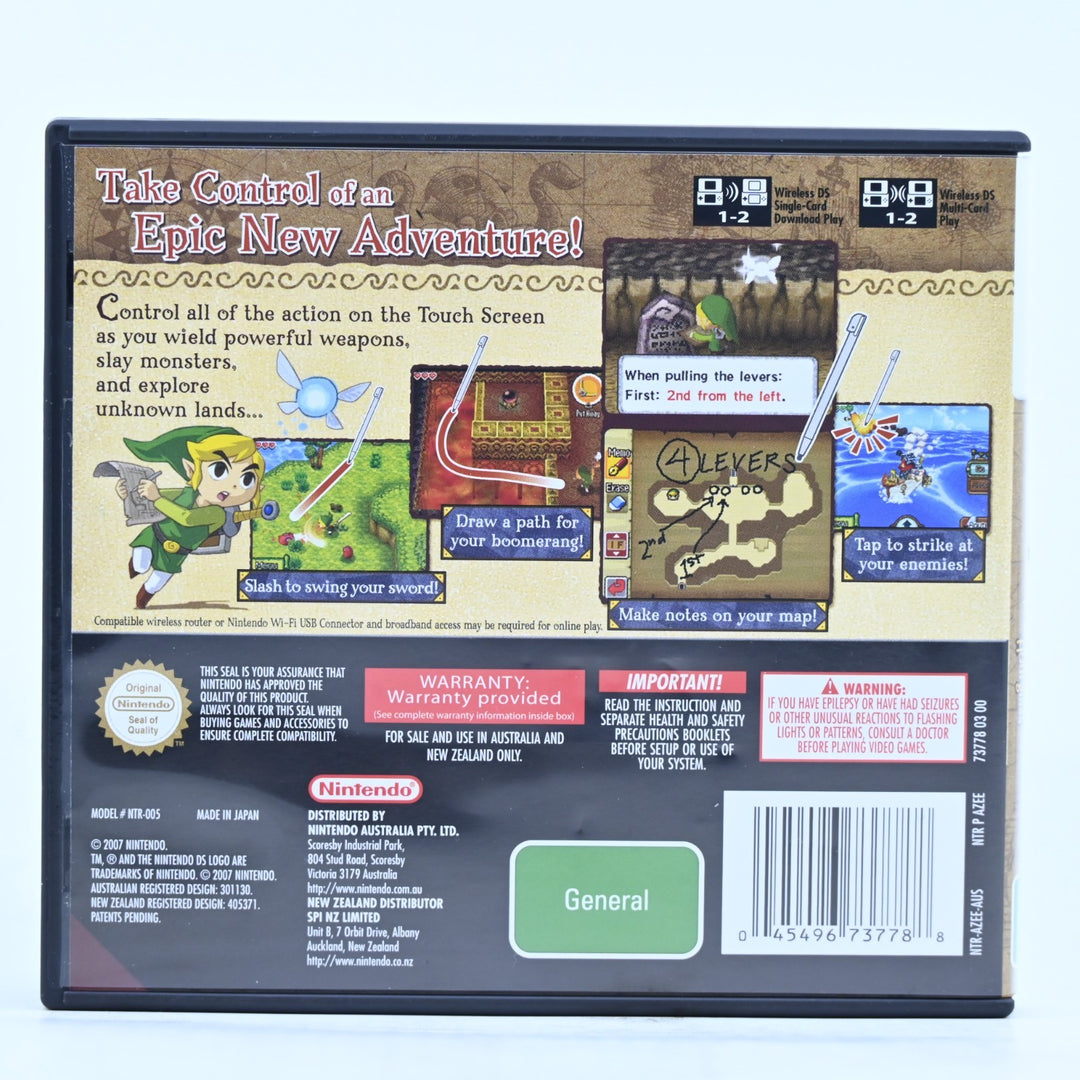 The Legend of Zelda: Phantom Hourglass - Nintendo DS Game - PAL + Manual