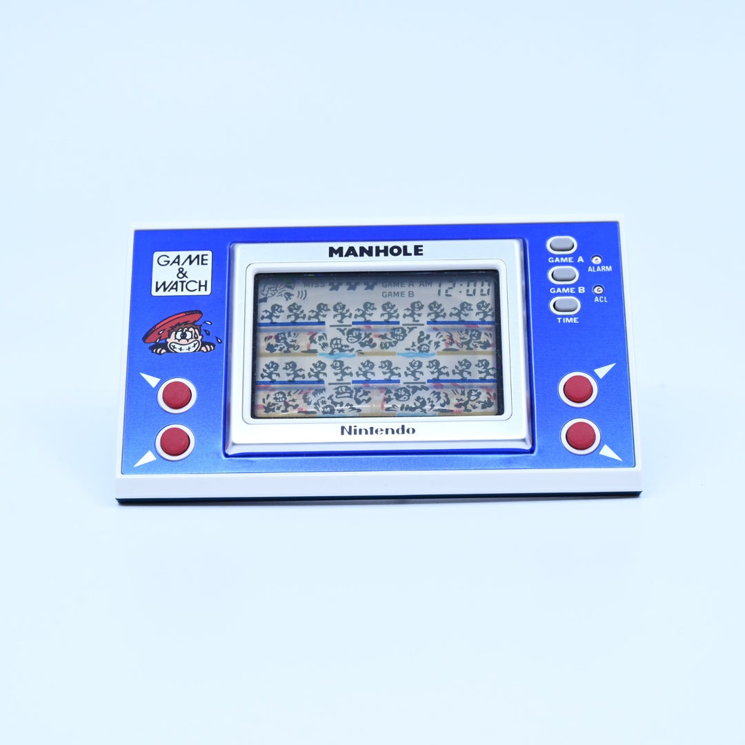 Manhole - NH-103 - Check Description - Nintendo Game & Watch Boxed Console