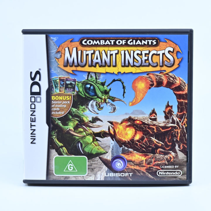 Combat of Giants: Mutant Insects - Nintendo DS Game + Manual - PAL - FREE POST!