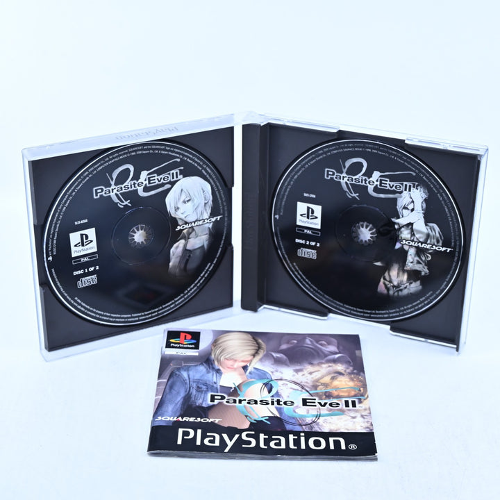 Parasite Eve II - Sony Playstation 1 / PS1 Game + Manual - PAL - MINT DISC!