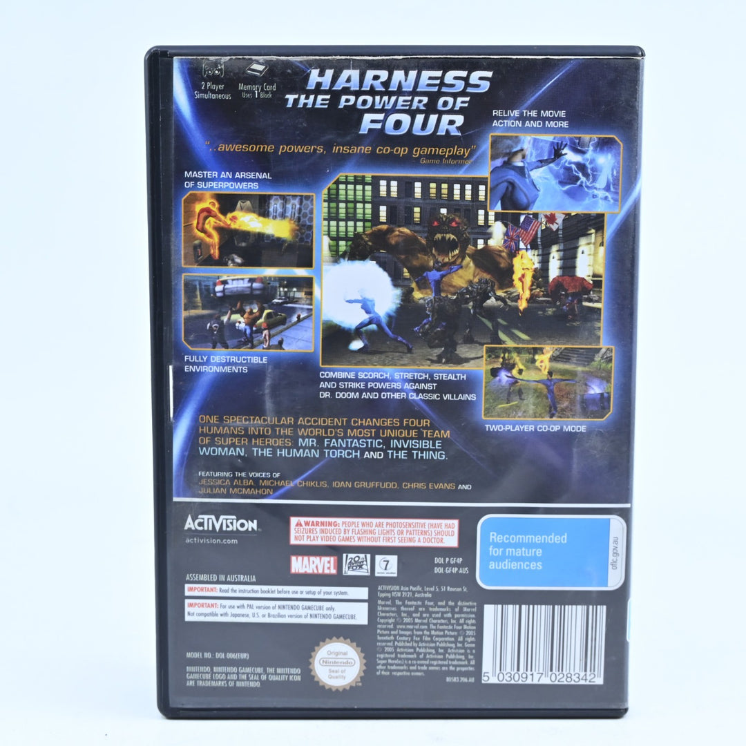 Fantastic Four - Nintendo Gamecube Game + Manual - PAL - FREE POST!