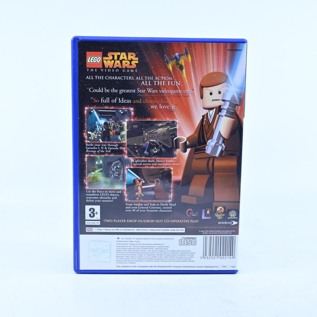 LEGO Star Wars: The Video Game - Sony Playstation 2 / PS2 Game + Manual - PAL
