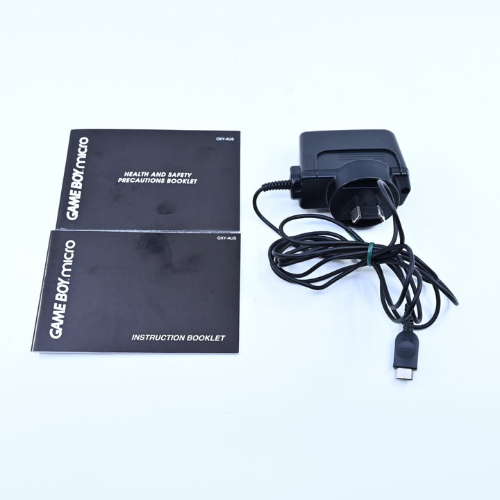 OXY-001 Black - Nintendo Gameboy Micro Boxed Console - FREE POST!