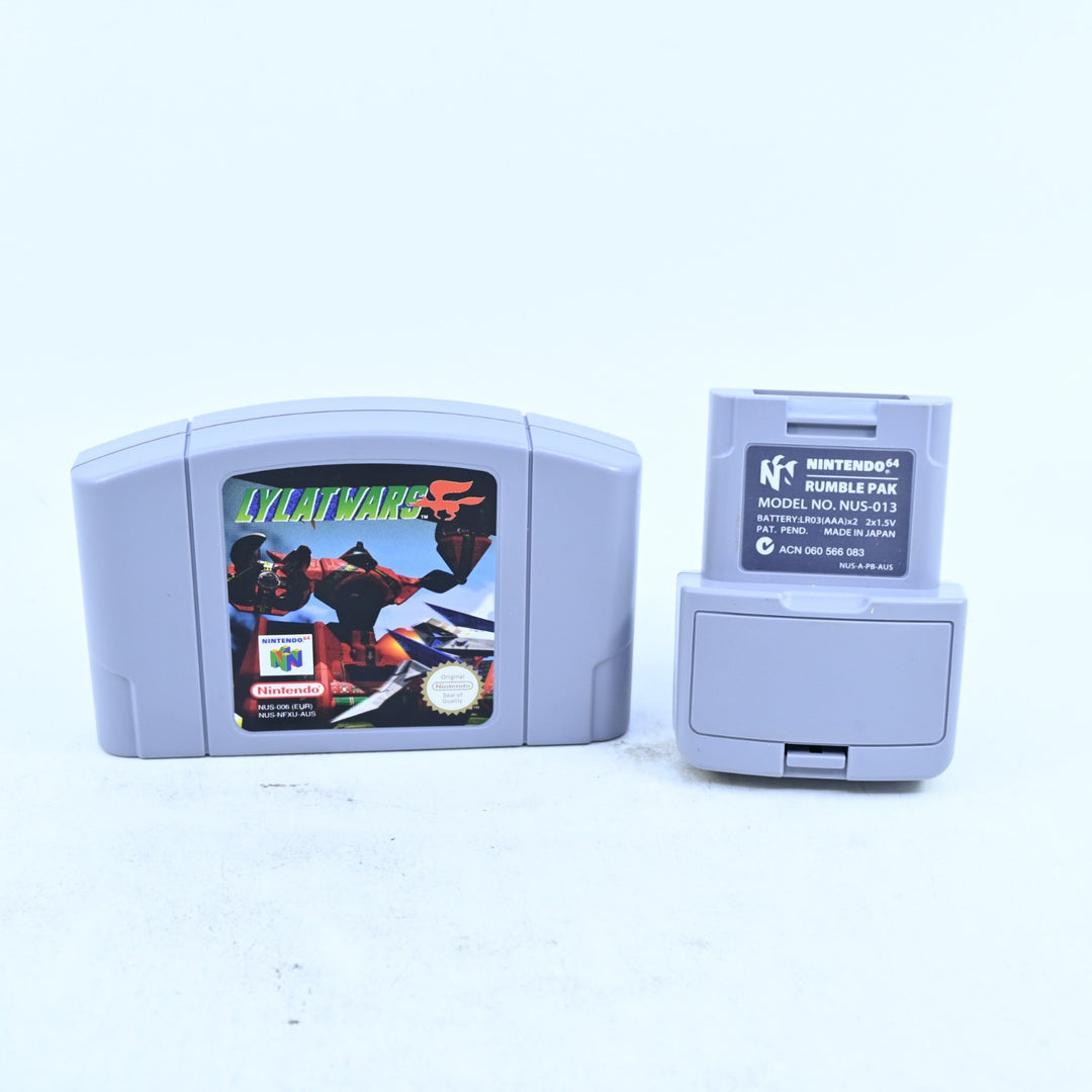 Lylat Wars - N64 / Nintendo 64 Boxed Game + Rumble Pak - PAL - FREE POST!