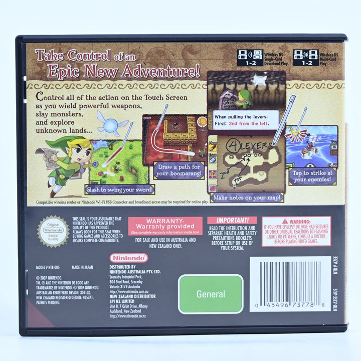The Legend of Zelda: Phantom Hourglass - Nintendo DS Game - PAL + Manual