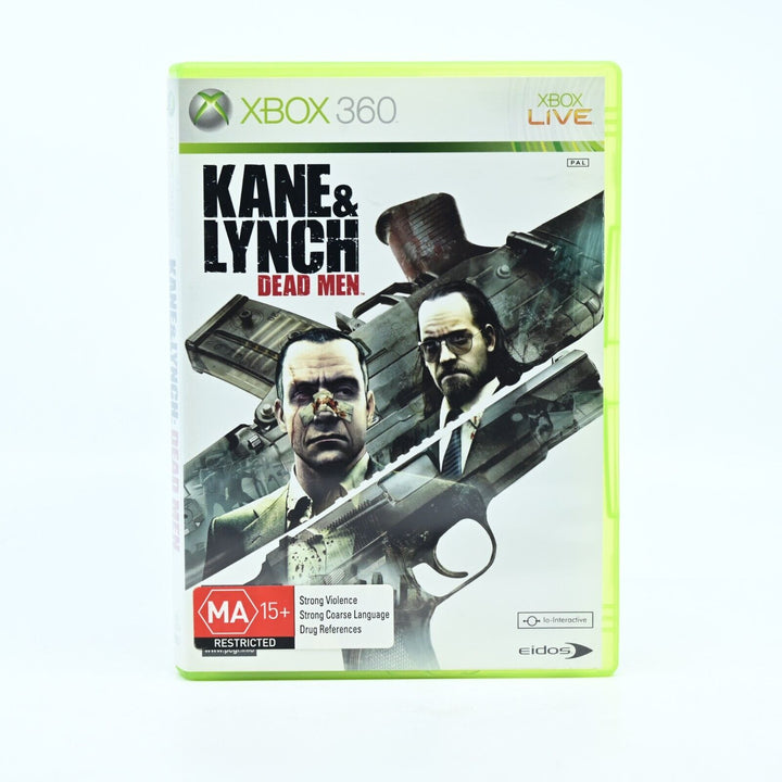 Kane and Lynch: Dead Men - Xbox 360 Game + Manual - PAL - MINT DISC!