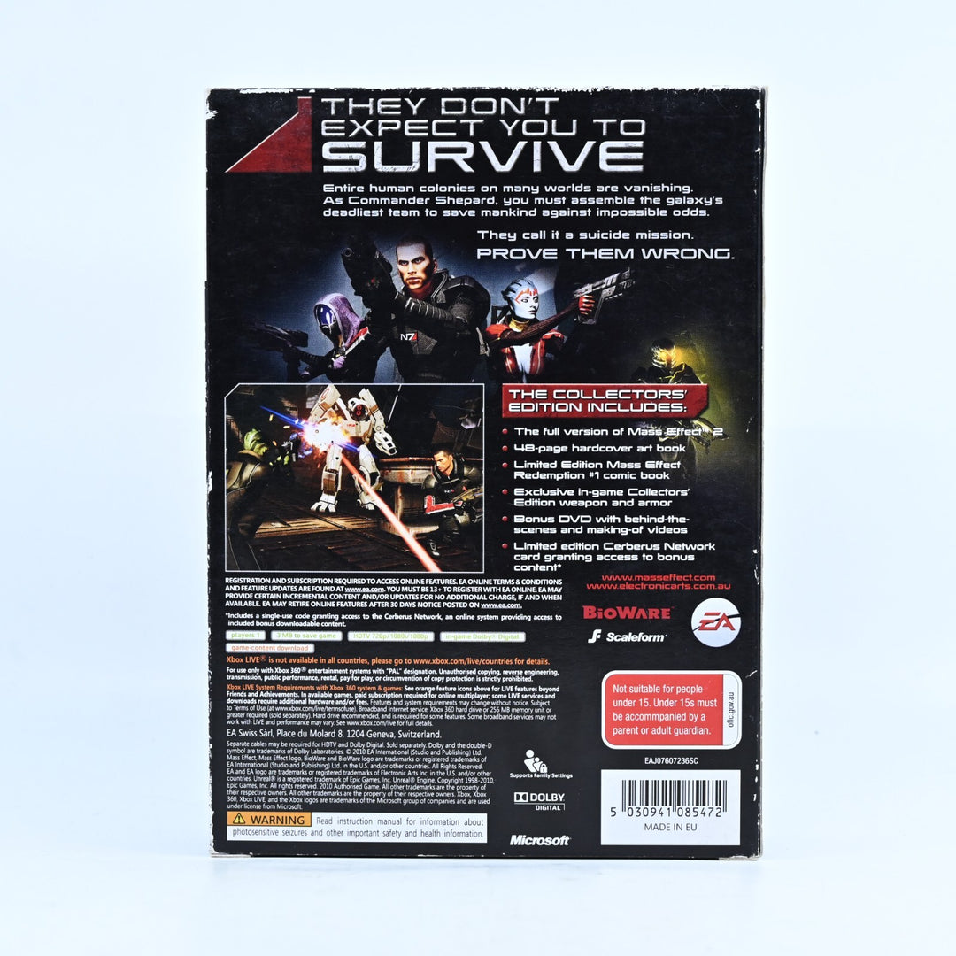Mass Effect 2 Collector's Edition - Xbox 360 Game + Manual - PAL