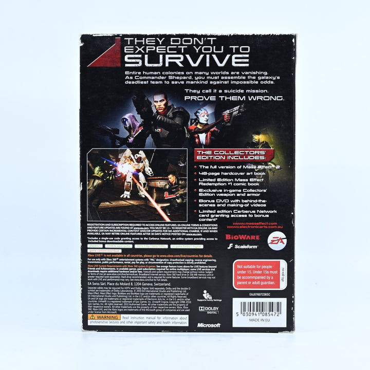 Mass Effect 2 Collector's Edition - Xbox 360 Game + Manual - PAL