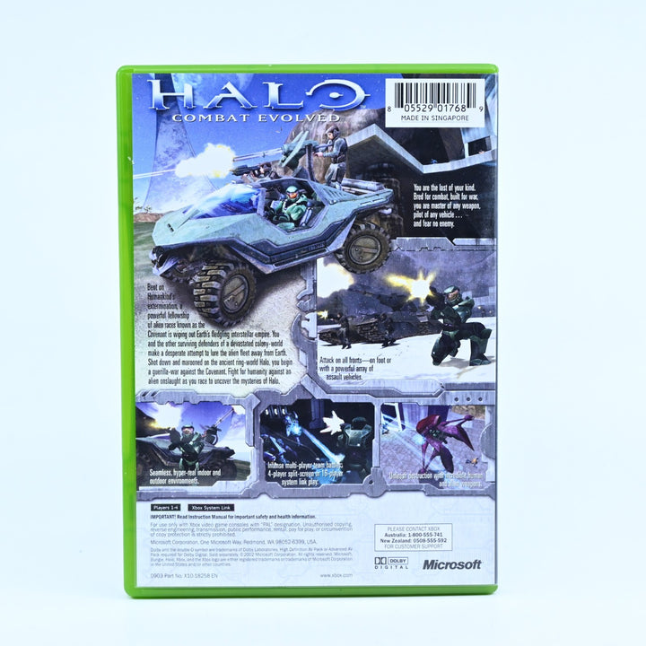 Halo: Combat Evolved - Original Xbox Game + Manual - PAL - MINT DISC!