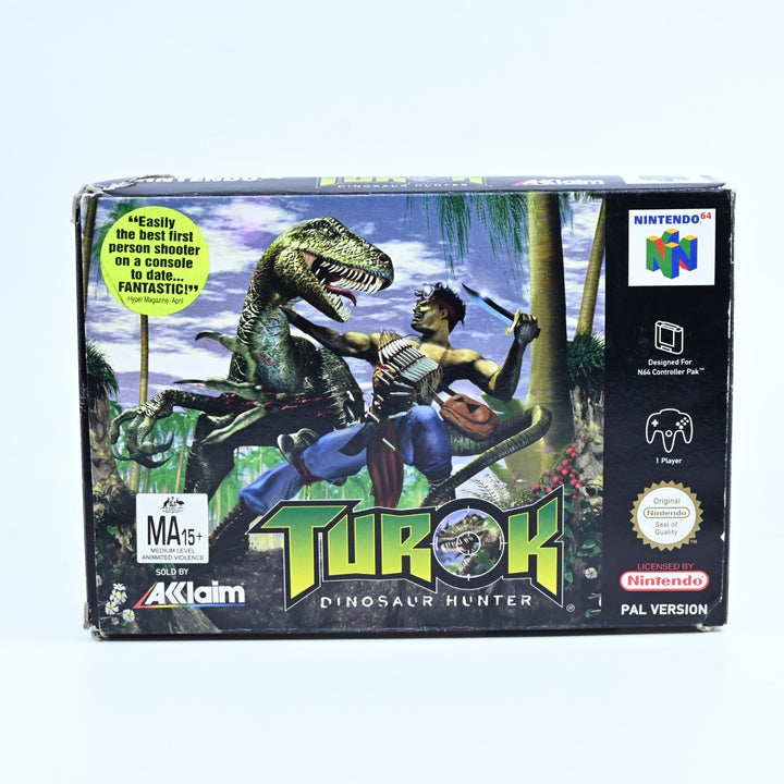 Turok: Dinosaur Hunter - N64 / Nintendo 64 Boxed Game - PAL - FREE POST!
