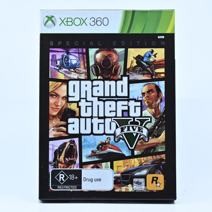 Grand Theft Auto V 5 - Special Edition - Xbox 360 Game + Manual - PAL