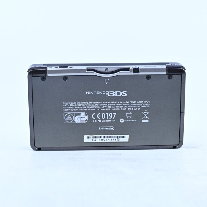 Black Nintendo 3DS Console - CTR-001 PAL + 2GB Card - FREE POST!