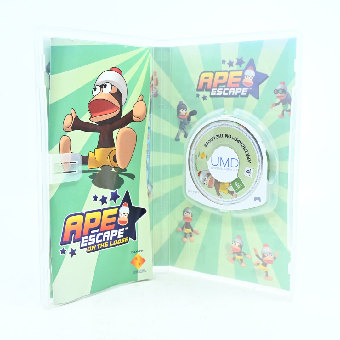 Ape Escape On the Loose - Sony PSP Game + Manual - FREE POST!
