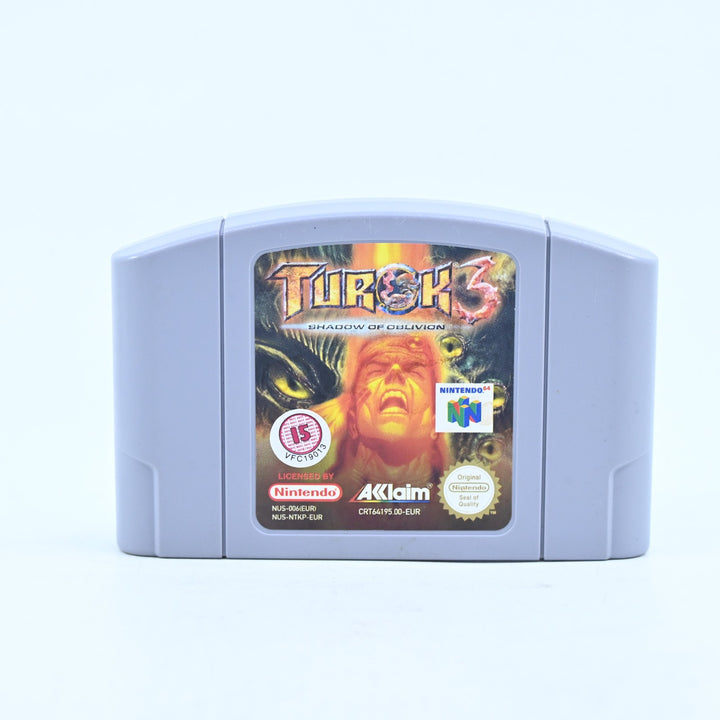 Turok 3: Shadow of Oblivion - N64 / Nintendo 64 Game - PAL - FREE POST!