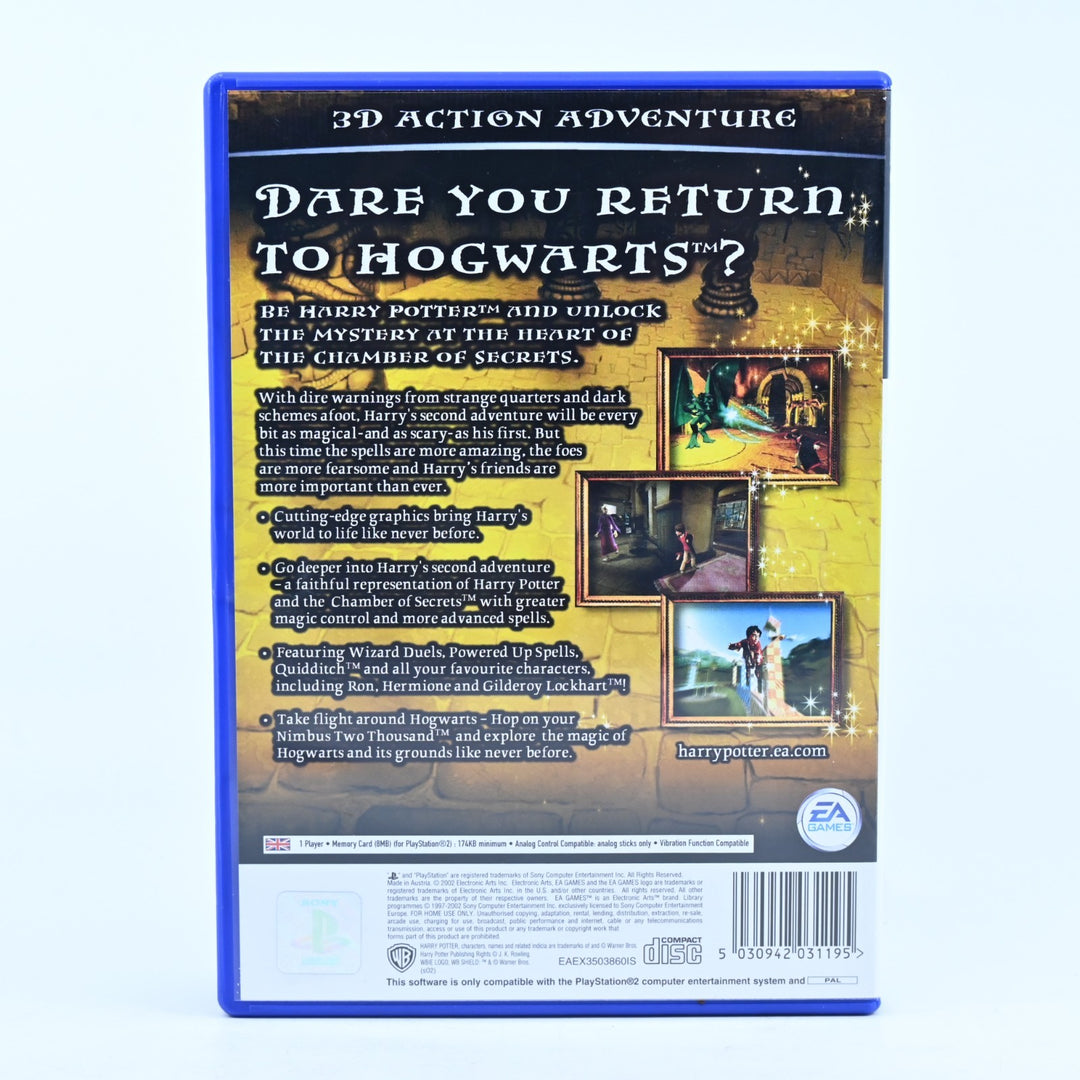 Harry Potter and the Chamber of Secrets - Playstation 2 / PS2 Game + Manual