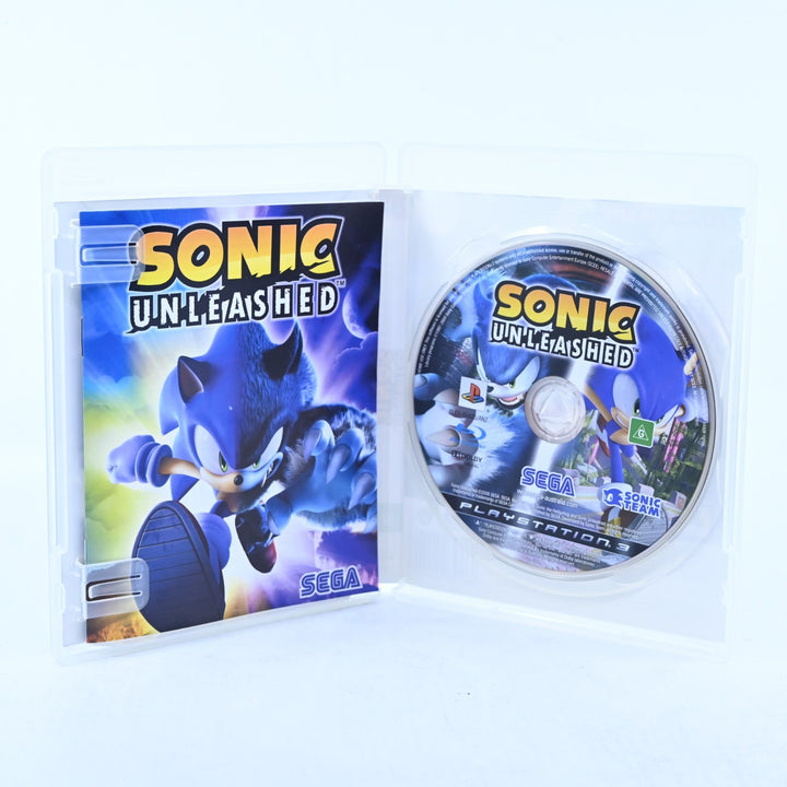 Sonic Unleashed - Sony Playstation 3 / PS3 Game + Manual - MINT DISC!