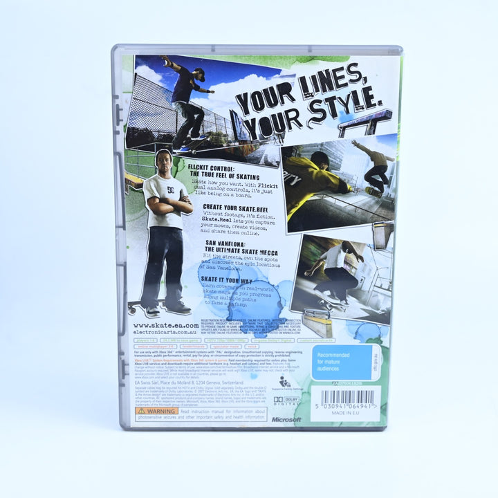 Skate - Xbox 360 Game + Manual - PAL - MINT DISC!