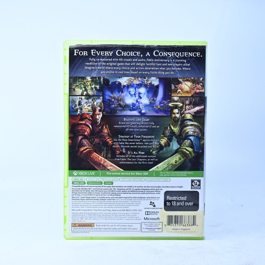 Fable Anniversary - Xbox 360 Game - PAL - MINT DISC!