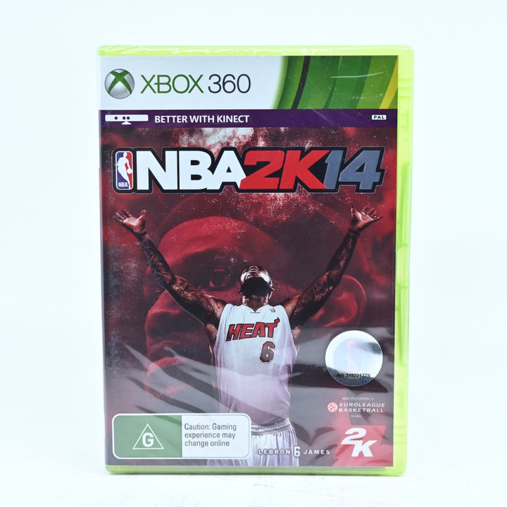 SEALED! NBA 2K14 - Xbox 360 Game + Manual - PAL - MINT DISC!