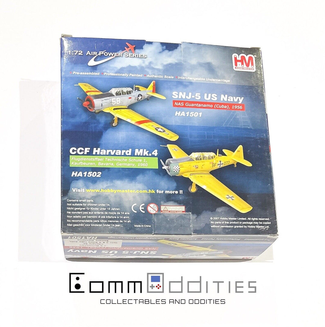 Hobbymaster HA1501 1:72 SNJ-5 US Navy NAS Guantanamo (Cuba) 1956 VGC Plane