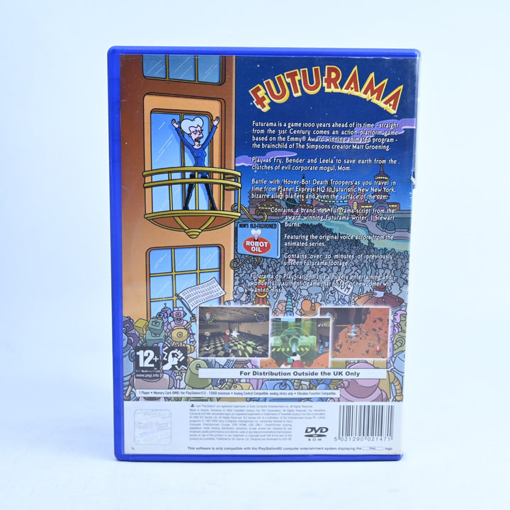 Futurama - Sony Playstation 2 / PS2 Game + Manual - PAL - MINT DISC!
