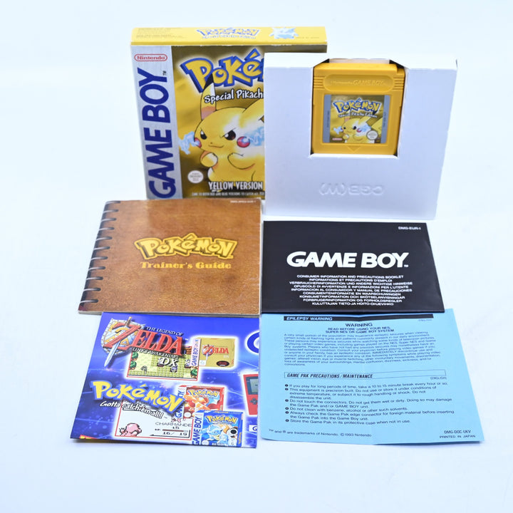 Pokemon Yellow Version - Nintendo Gameboy Boxed Game - PAL - NEW SAVE BATTERY!