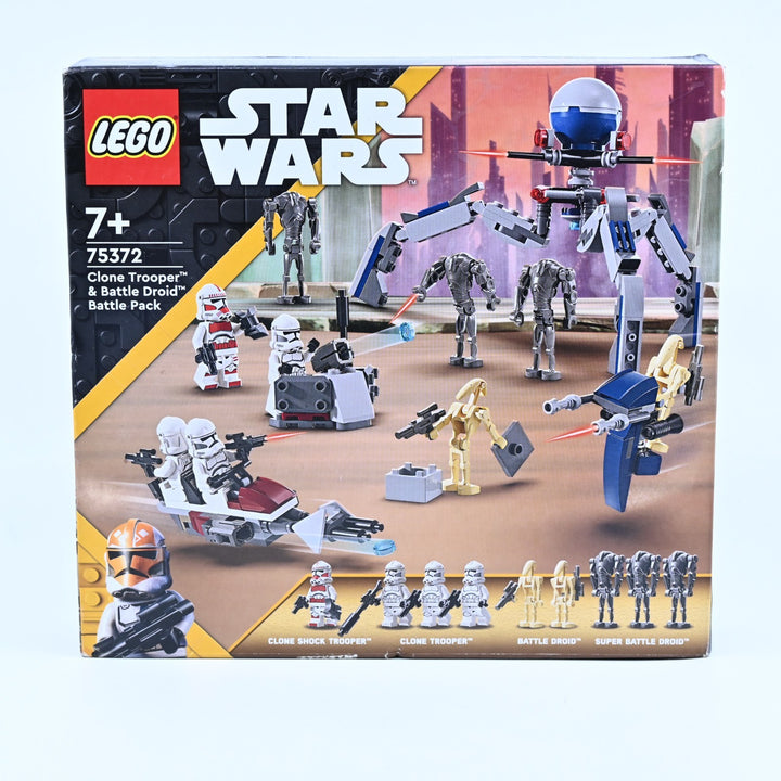 SEALED! LEGO 75372 Star Wars - Clone Trooper & Battle Droid Pack - Toy